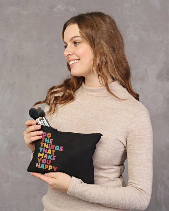 Zoozie Bags Neceser de Maquillaje Negro en Algodón Zoozie Bags Neceser de Maquillaje Negro en Algodón